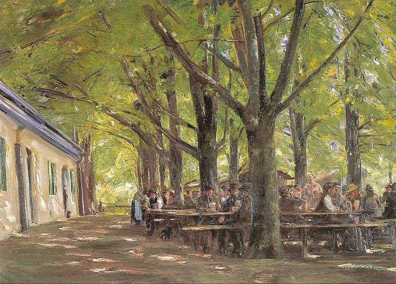 Max Liebermann Country Tavern at Brannenburg china oil painting image